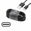 Picture of Genuine Samsung 1 Meter Long USB-C Charger Cable Data Sync Lead For Samsung Galaxy A20 A20e A20s - Black