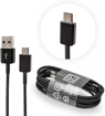 Picture of Samsung Galaxy Tab A 10.1 2019 New 1M USB Type C Charger Cable Data Sync Lead - Black