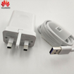 Picture of Genuine Huawei P20, P20 Pro, P20 Lite Fast Charger and Type-C Cable - White