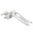 Picture of Samsung Galaxy S3 S4 S5 S5 Plus Genuine Fast Charger Plug & 1M USB Cable - White