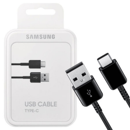 Picture of Genuine 1M Long USB-C Data Sync Lead Charger Cable For Samsung Galaxy S9 S9Plus and Other Type-C Devices.