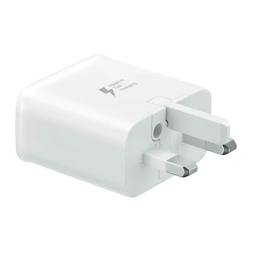Picture of Genuine New Samsung Adaptive Fast Wall Charger UK Plug Adapter For Galaxy S9,S9+ | S10, S10+ - White