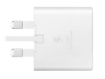 Picture of Fast Charging (25W) USB-C UK Plug/Wall Charger for Samsung Galaxy S20 FE | S20 | S20+ | S20 Ultra LTE and Other USB Type C Devices – White