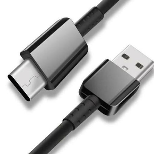 Picture of New 1M USB-C Charger Cable For Huawei P20, P20 Pro, P20 Lite - Black