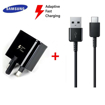 Picture of Genuine Samsung Fast USB-C Data Lead Charger Cable For Galaxy S8, S8+, S9 S9+ -Black