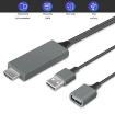 Picture of Plug & Play 1080p Universal lightning / Type C / Micro USB to HDMI HDTV AV Adapter Cable For Cell Phone & Tablets