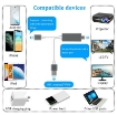 Picture of Plug & Play 1080p Universal lightning / Type C / Micro USB to HDMI HDTV AV Adapter Cable For Cell Phone & Tablets