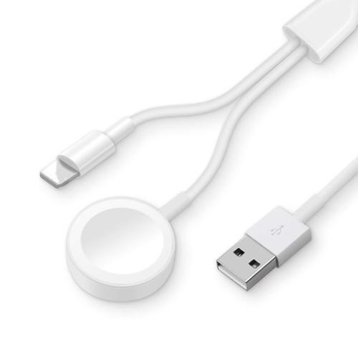 Picture of Magnetic Charging Cable For Apple iPhone AND iWatch 7 | iWatch 6 - 1 meter