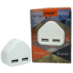 Picture of Speedy Dual Port 2 USB Charger Mains Wall Plug Adapter 2.1A | UK