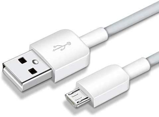 Picture of Genuine Huawei Charging Cable For P Smart 2019, Y5 Y6 Y7 Pro Micro USB Fast Charger and Data Sync Cable - White