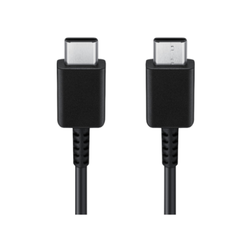 Picture of Samsung S21 USB Type-C to Type-C Cable For Samsung Galaxy S21 5G | S21+ 5G | S21 Ultra Smartphones and Other USB Type C Devices - Black