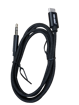 Picture of Ven-Dens VD-309 USB-C to 3.5mm Audio AUX Nylon 1M Cable - Black