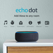Picture of Echo Dot (3rd Gen) - Smart speaker with Alexa - Charcoal Fabric