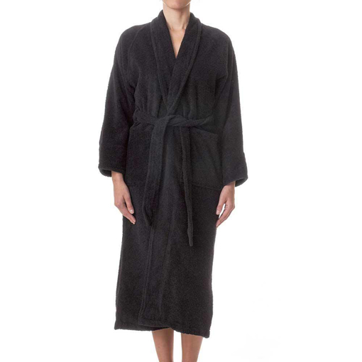 Picture of Unisex Mens Womens 100% Luxury Egyptian Cotton Super Soft Terry Towelling Bath Robe Ladies Dressing Gowns Towel Bathrobe Nightwear Housecoat