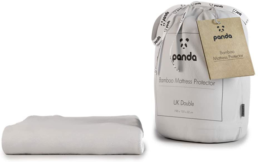 Picture of Panda Bamboo Mattress Protector (UK Double: 135 x 190 x 32 cm)