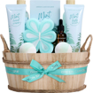 Picture of Luxury Spa Gift Baskets for Women 11pcs Bath Set Mint Fragrance, Bubble Bath Gifts with Bath Salt, Bath Gel, Both Bomb, Essential Oil, Body Lotion, Pamper Gift Box for Women Lovely Gift for Her