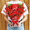 Picture of Large Lindt Lindor Chocolate Bouquet Gift Hamper in Presentation Box