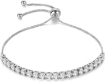 Picture of Bracelet for Women,Sterling Silver Tennis Bracelet S925 Crystal Slider Bracelet Adjustable Infinity Bracelet for Women
