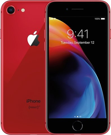 Picture of Apple iPhone 8  Refurbished 64GB Red - Unlocked Smartphone