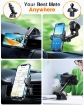 Picture of Ven-Dens Universal Silicone Suction Windscreen Holder VD-0639 Universal Dashboard Windscreen Vent Handsfree Stand, Compatible with iPhone 13 12 11 Samsung Galaxy S22 S21 S20 A12 A52 A71 M51 - Black