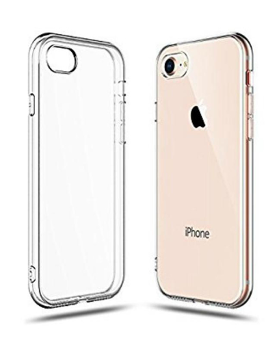 Picture of Silicon Glass Back Case For Apple iPhone 8 / iPhone 8 plus