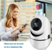 Picture of WiFi Baby Monitoring Camera 1080P HD Video Baby Sleeping Nanny Cam Two Way Audio Supports SD Card upto 128GB | Pet Dog/Cat/Indoor Camera with App | Indoor Wifi Security Camera Baby Phone Camera