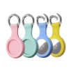 Picture of AirTag Case Airtag Keyring Protective Case for AirTags Key Finder Air Tag Holder with Anti-Lost Keychain BHIDENAW 4 Pack Silicone Air Tag Cover for Pet Tracker Apple Airtags