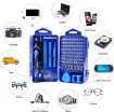 Picture of 120 in 1 Precision Screwdrivers Set, Mini Screwdriver Set DIY Repair Tools Kit for iPhone Laptop PC Watch Glasses Game Console, Small Screwdriver Kit with Magnetic Memory Mat