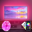 Picture of LED TV Backlight,2.5M USB Led Strip Lights with Remote for 40-60 Inch LED TV Backlights RGB 5050 APP Control Sync to Music Bias Lighting TV Led Lights for TV, Bedroom, Party and Home Decoration