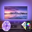 Picture of LED TV Backlight,2.5M USB Led Strip Lights with Remote for 40-60 Inch LED TV Backlights RGB 5050 APP Control Sync to Music Bias Lighting TV Led Lights for TV, Bedroom, Party and Home Decoration