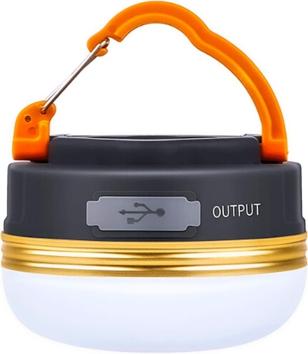 Picture of Camping Lights, Tent Lights USB Rechargeable 3 Modes Camping Lantern & Power Bank with Magnetic Base & Hook Waterproof Emergency Camping Lamp for Tent Outdoor Hiking Fishing