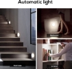 Picture of Sensor Lights Rechargeable Wireless Wall LED Night Lamps Auto/On/Off, Stairs Living Room Corridors Closet Kitchen Under Cabinets (6000K,3 Pack ), 3 Light-white