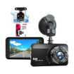 Picture of Dual Dash Cam Full HD 1080P (SD Card Upto 128GB), 170° Wide Angle 4" Dashboard Camera with WDR Night Vision