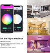 Picture of WiFi Smart Bulb GU10, RGB and Warm to Cool White LED Spotlight Bulbs, Dimmable Colour Changing, 4.5W = 50W, Compatible with Alexa and Google Home - No Hub Required, Pack of 4 (2.4GHz)