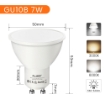 Picture of GU10 LED Bulbs Cool White 6000K, 5.5W LED Spotlight 50W Halogen Equivalent, 500LM, Energy Saving Light Bulbs, Non Dimmable, Pack of 10