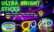 Picture of 200 Premium Glow Sticks for Children- 205 Pcs-Party Pack with Eye Glasses kit-Bracelet Connectors- Neon Necklaces and Balls for Party Supplies-Multi Coloured Non Toxic