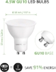 Picture of GU10 Smart Bulbs [2 Pack] Warm to Cool White Dimmable LED Spot Lights, Works with Alexa and Google Home, 4.5W = 50W, 350lm 2700K-6500K, 100° Beam Angle, No Hub Required