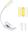 Picture of Gritin Reading Light 9 LED Rechargeable Book Lamp | 3 Eye Protecting Modes (Warm & Cool White) Portable Clip Light with Stepless Dimming, Long Battery Life, 4-Level Power Indicator & Flexible Clip