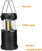 Picture of 2 x LED Lantern - The Original Collapsible Tough Lamp with Magnetic Base - Batteries Included - Great Light for Camping, Fishing, Garden, Festivals