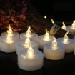Picture of Tea Lights, 12 Pack Flameless LED Tea Light Candles 150 Hours Realistic Flickering Battery Operated Tea Lights Electric Fake Candles for Halloween Christmas Weding & New Year's Eve