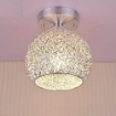 Picture of Modern Ceiling Light Crystal Ceiling Lamp in Aluminum Lampshade for Bedroom Living Room Hallway