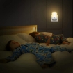 Picture of Night Light Plug in Walls, [2 Pack] Night Light with Dusk to Dawn Photocell Sensor & Adjustable Brightness-3000K Warm White Eye-Friendly Night Light Kids for Children's Room,Stairs,Hallway
