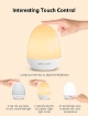 Picture of Night Light for Kids, 2500mAh Baby Light with Stable Charging Pad, Dimmable Kids Light with 1H Timer & Touch Control, ABS+PC LED Egg Lamps for Breastfeeding, Up to 200H