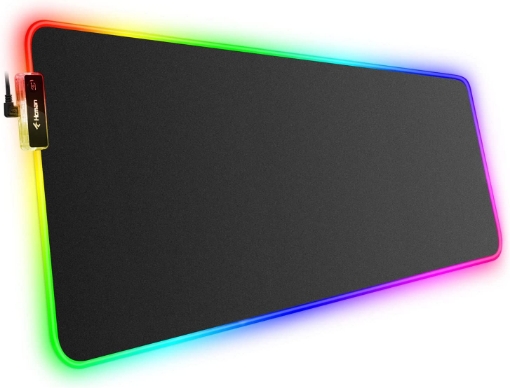 Picture of RGB Large Gaming Mouse Mat, XXL Mouse Pad 800×300×4mm, PC Gaming Accessories Mousepad, Keyboard Desk Mat for Computer Gamer