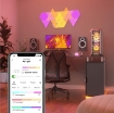 Picture of Triangle Starter Kit, 9 Smart Light Panels LED RGBW - Modular Wi-Fi Colour Changing Wall Lights, for Room Decor & Gaming