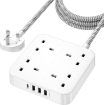 Picture of Smart Extension Lead with USB-C Port Compatible with Alexa and Google Home, WiFi Smart Plug with 4 AC Outlets and 3 USB Ports | Surge Protection, Voice Control & APP Control | 2.4GHz