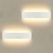 Picture of LED Wall Lights Indoor,2 Pack 16W Aluminum Wall Lamps 3000K Warm White Modern Style Up and Down Wall Light (White)