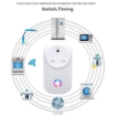 Picture of Smart Plug WiFi Socket Monitor Timing Function Toya SmartLife APP Control , White