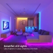 Picture of LED Strip Light 5M, Bluetooth APP RGB Color Changing LED Lights with Remote, Music Sync Color Changing Mood Led RGB Lights for Bedroom