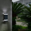 Picture of LED Outdoor Wall Lamp, Aluminum Up/Down Outside Wall Light Exterior Wall Sconce, IP44 Waterproof, Black